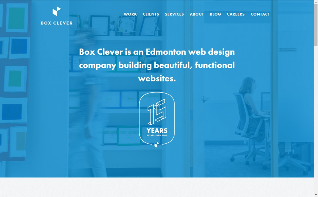 White and Blue Website Design Inspirations 15
