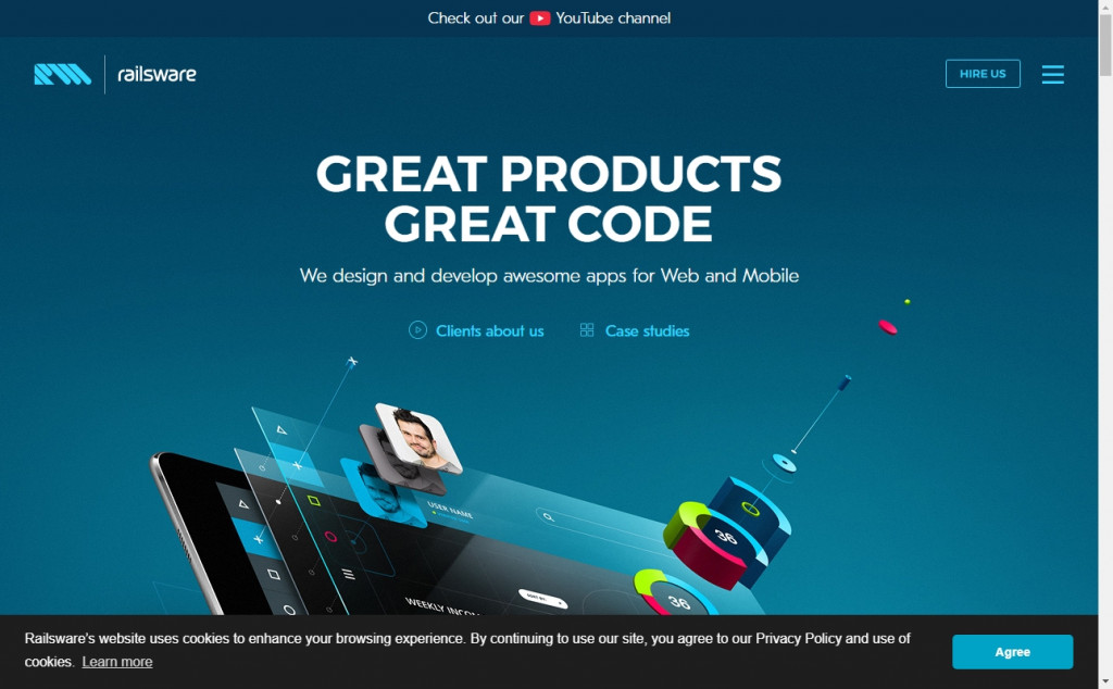 Navy Blue Color Web Design Inspirations 6