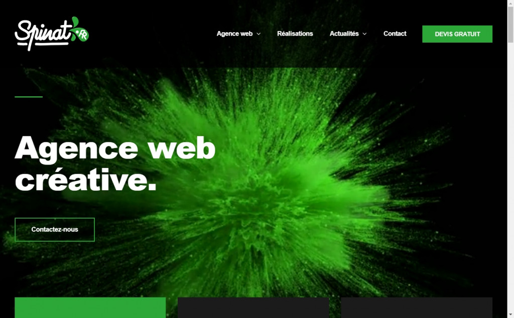 Blue and Green Web Page Design Inspirations 4