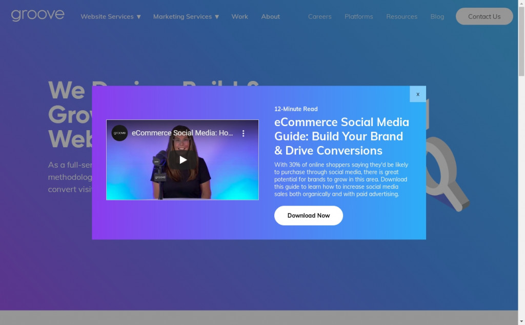 Wonderful Blue and Purple Web Page Designs for Inspiration 9