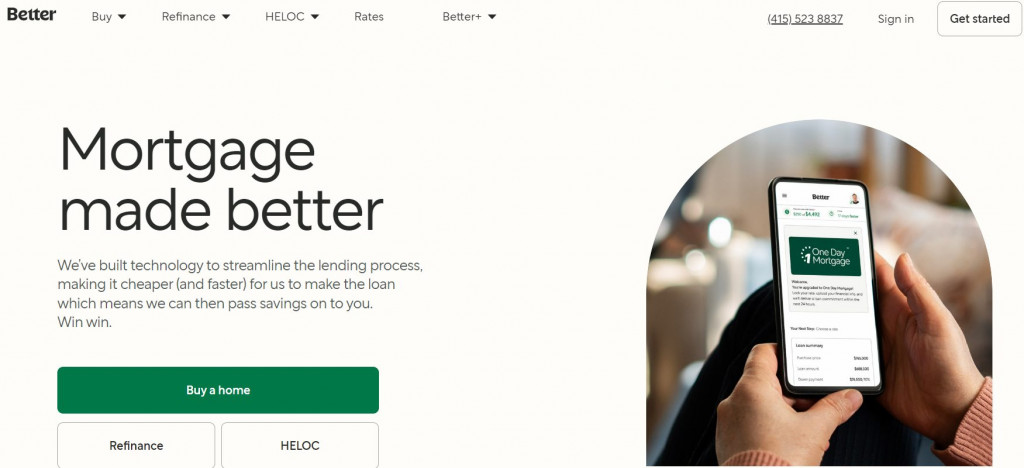 Examples of Inspirational Mortgage Websites 3