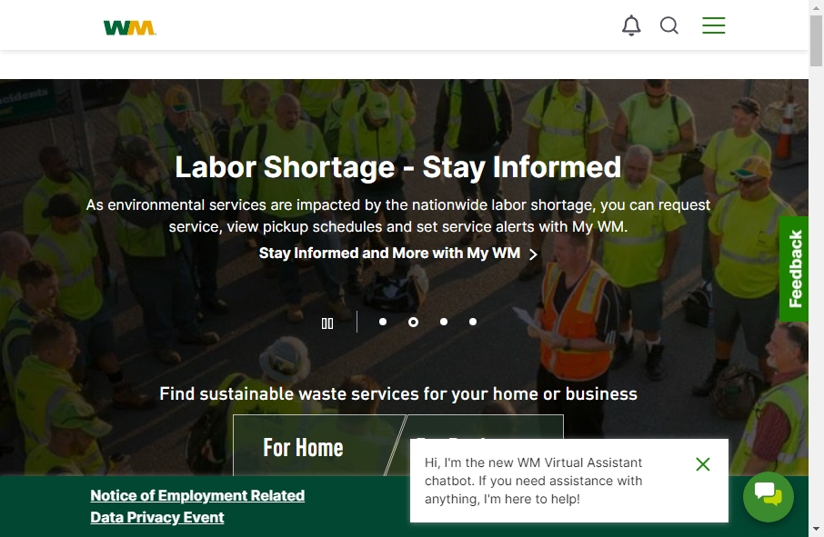 16 Examples of Inspirational Waste Management Websites 2