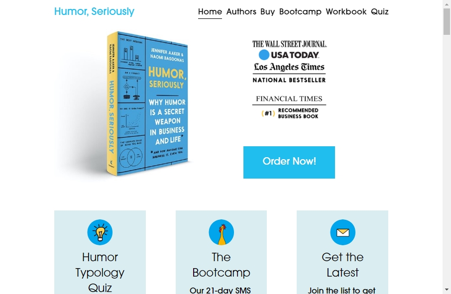 14 Examples of Inspirational Humor Websites 2