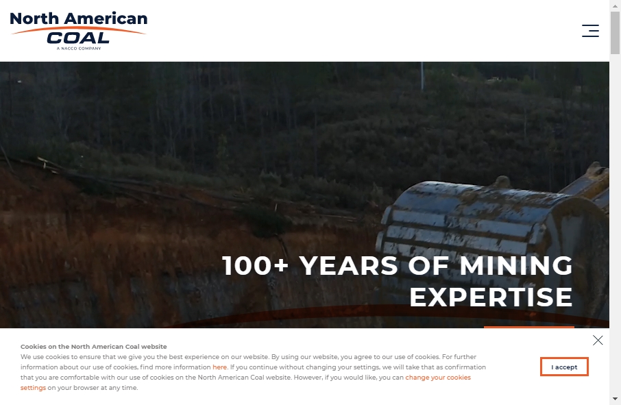 Examples of Coal Mining Websites With Fantastic Designs 2