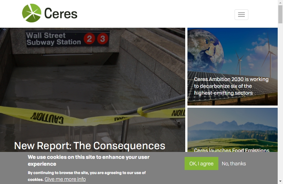 13 Examples of Environment Websites With Fantastic Designs 2
