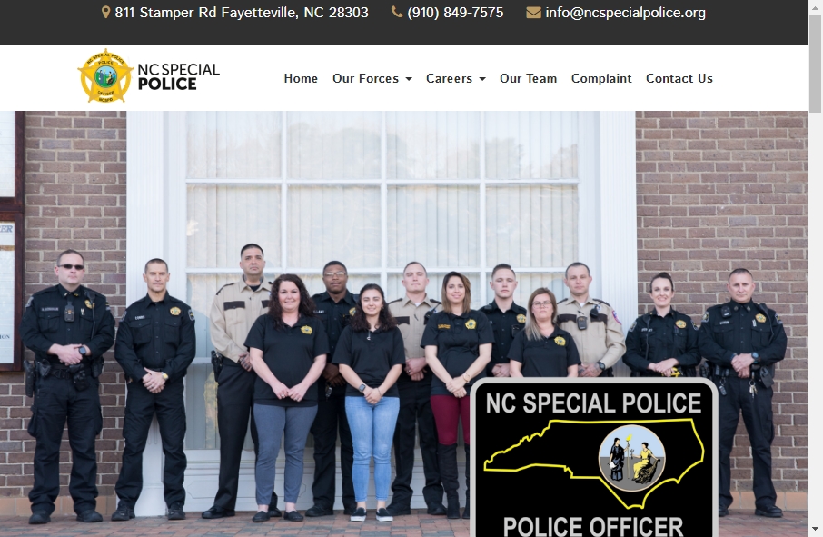 13 Examples of Inspirational Police Websites 2