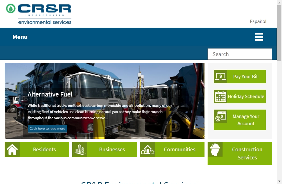 16 Examples of Inspirational Waste Management Websites 3