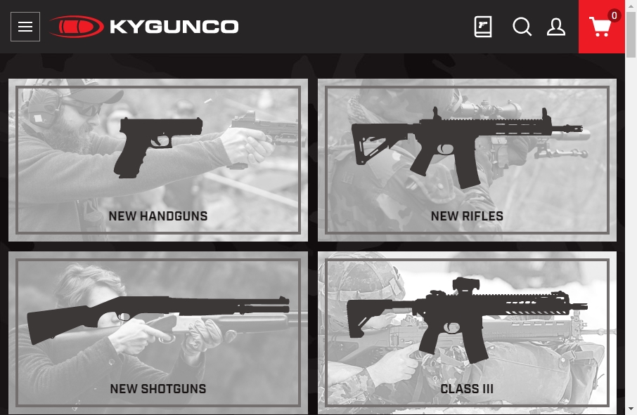 15 beautifully designed Gun website examples in 2023 3