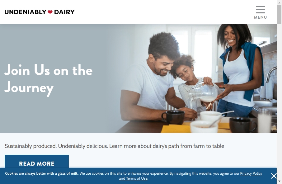 Dairy Website Design 12