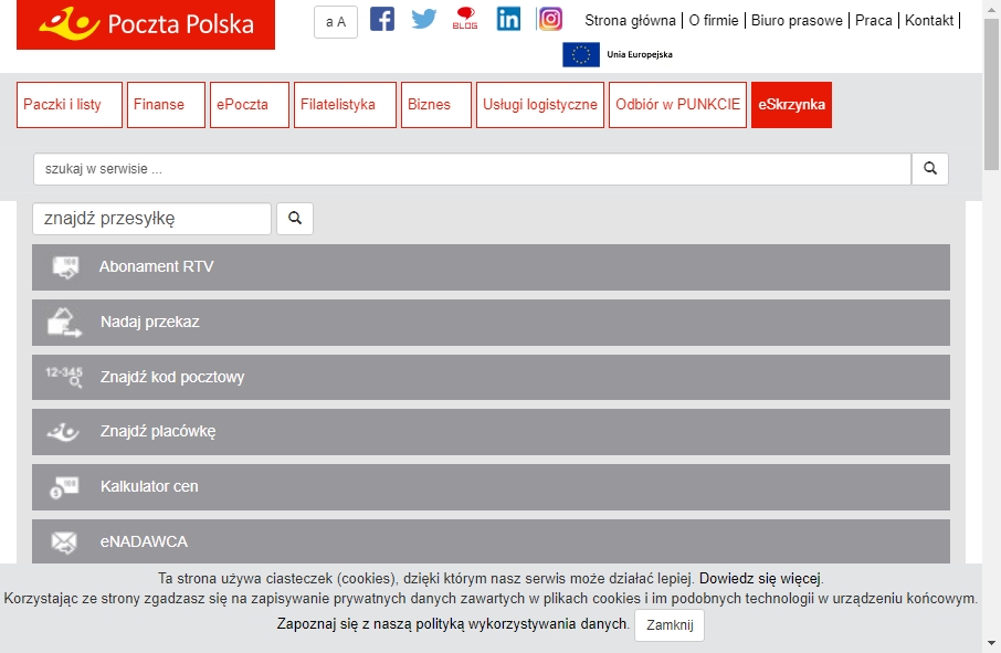 13 Great Postal Website Examples 12