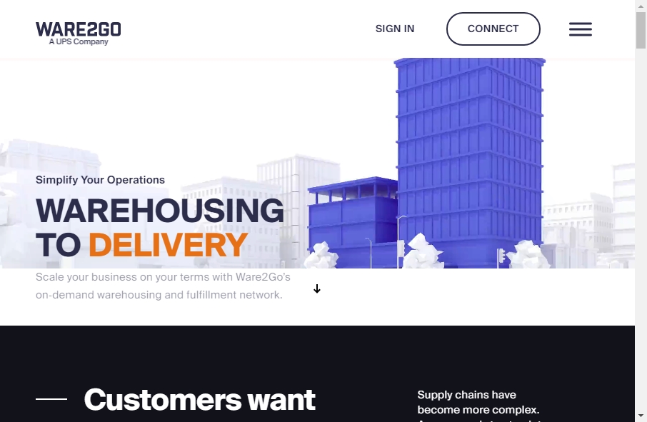 Warehousing Websites Examples 13