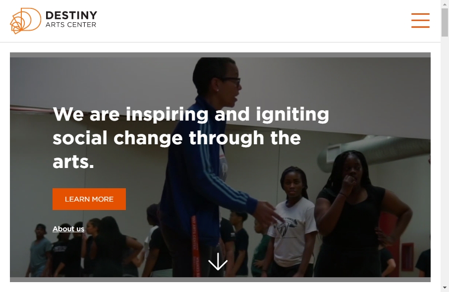 12 Arts Website Examples to Inspire Your Site 9