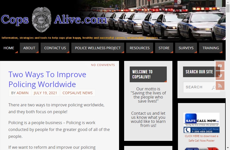 13 Examples of Inspirational Police Websites 10