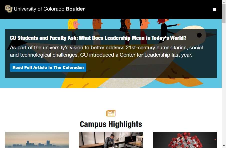23 Examples of University Websites With Fantastic Designs 15