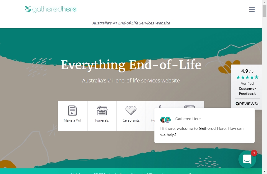 Funeral Services Website Designs 10