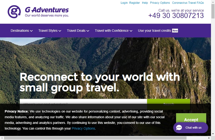 18 Best Travel Website Design Examples for 2023 13