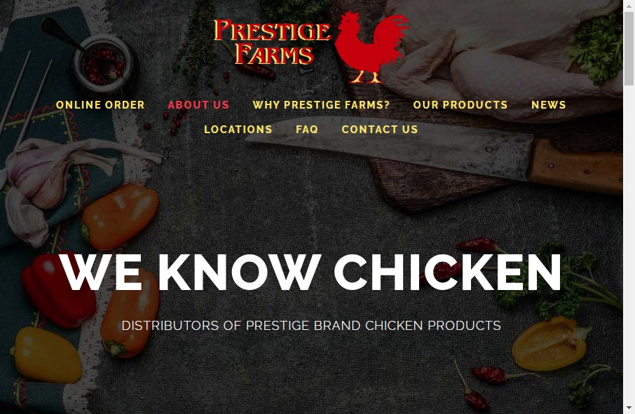 Examples of Poultry Websites With Fantastic Designs 15