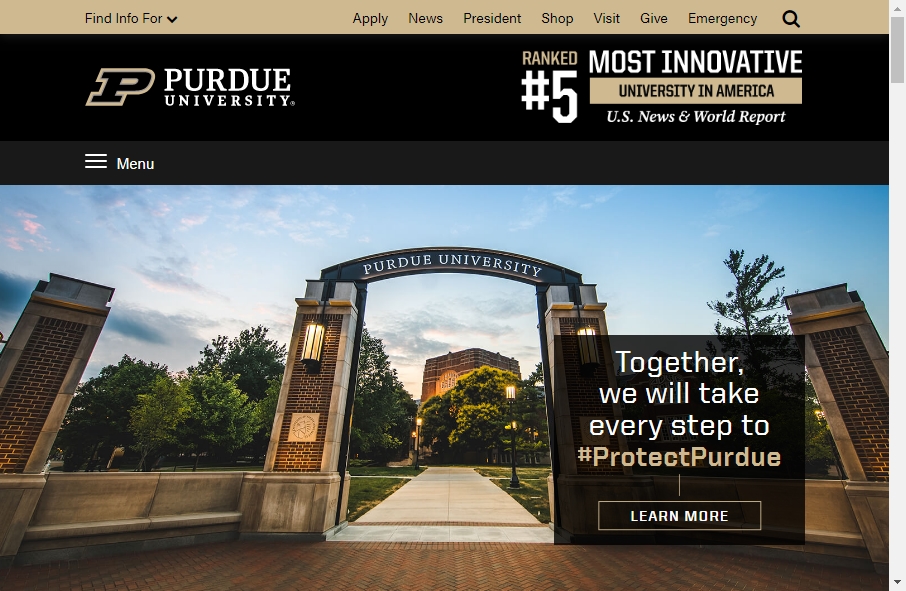 23 Examples of University Websites With Fantastic Designs 18