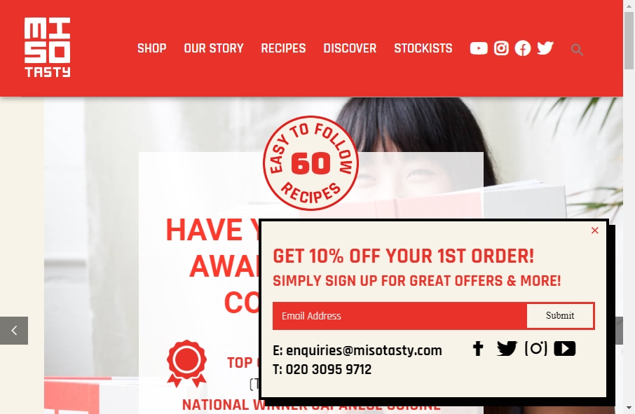 16 Examples of Food Product Websites With Fantastic Designs 16