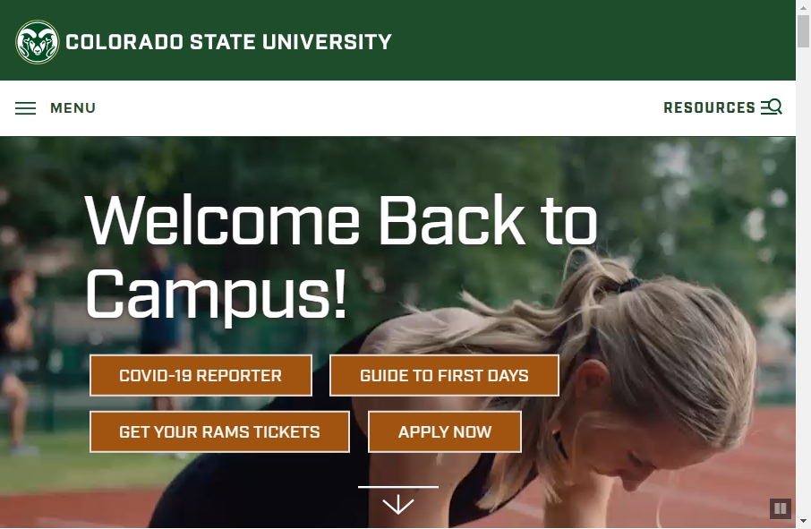 23 Examples of University Websites With Fantastic Designs 19
