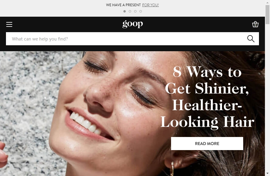 19 Great Lifestyle Website Examples 4