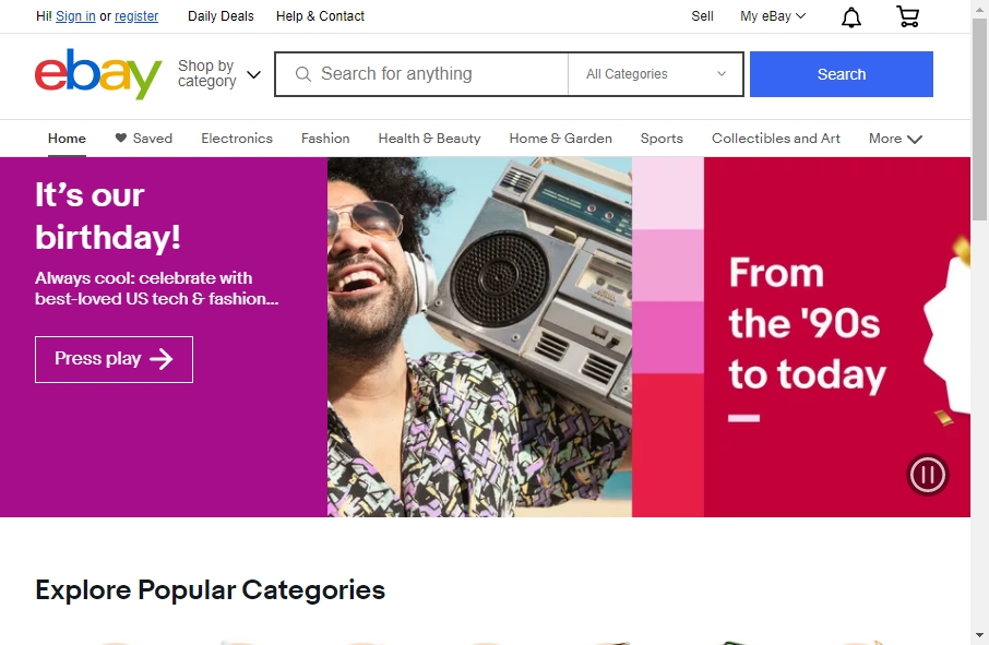 Online Retail Website Design 5