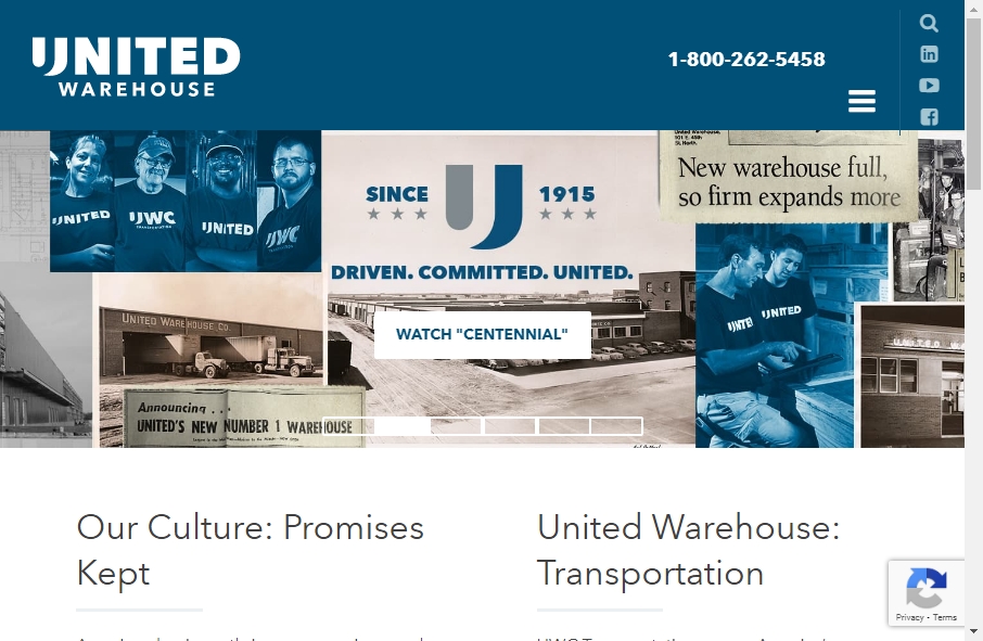 Warehousing Websites Examples 5