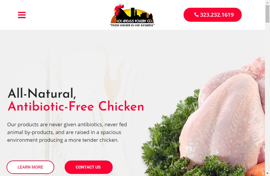 Examples of Poultry Websites With Fantastic Designs 5