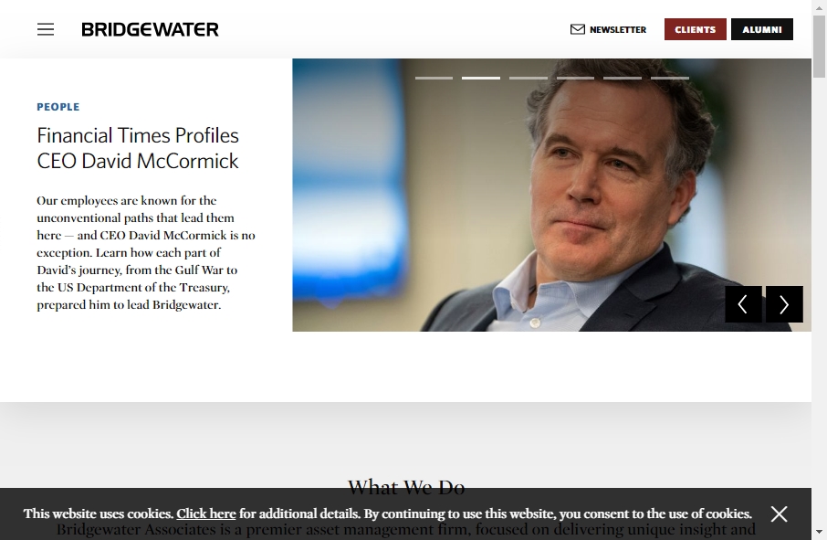 Hedge Fund Website Design 6