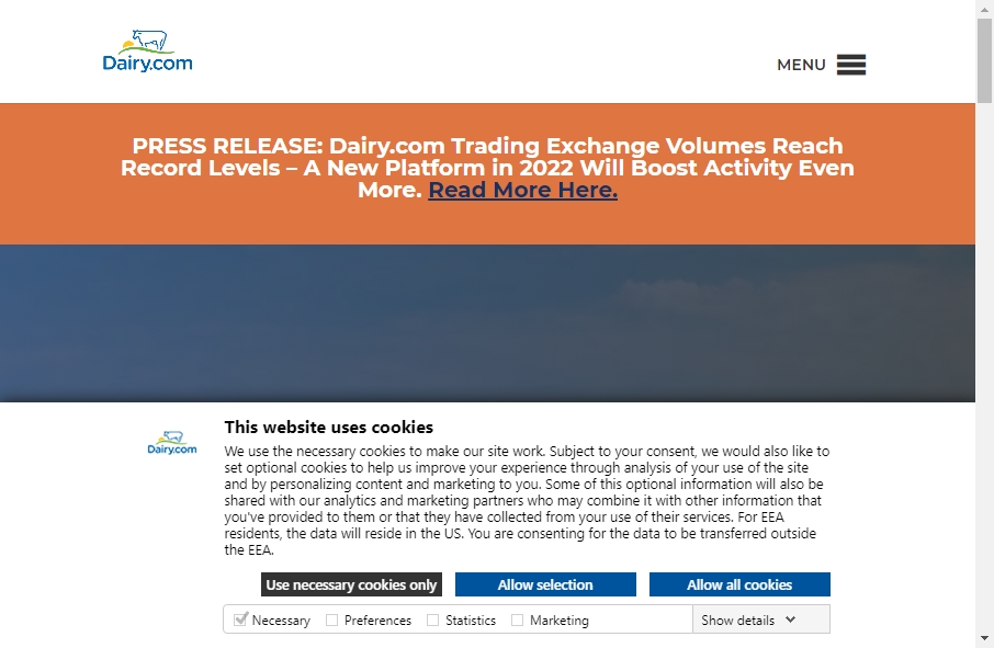 Dairy Website Design 6