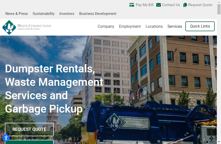 16 Examples of Inspirational Waste Management Websites 6