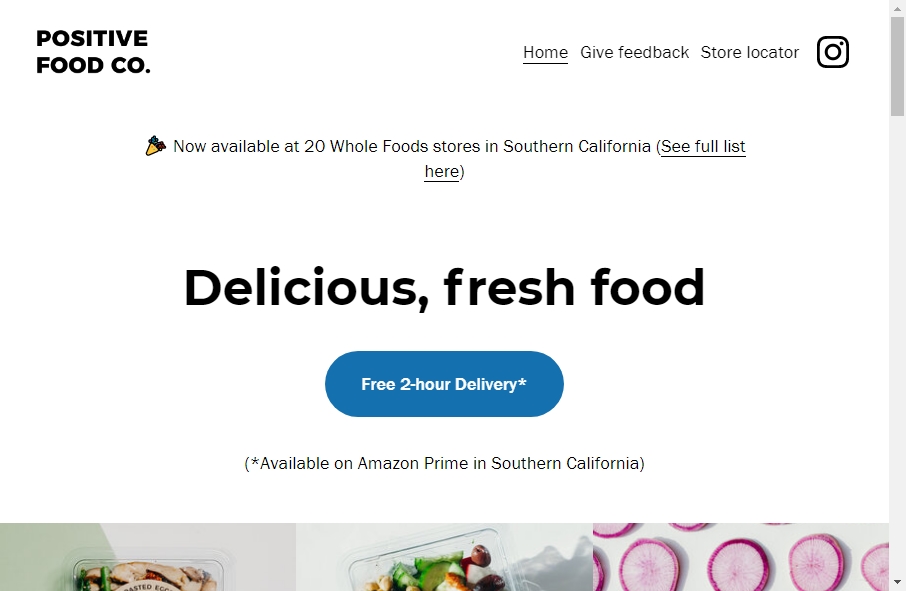 Food Website Design 5