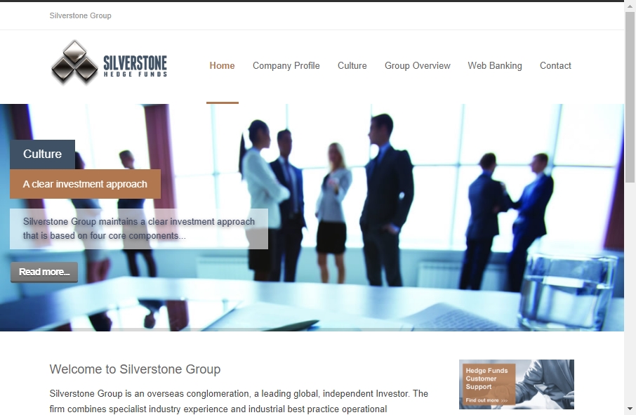 Hedge Fund Website Design 7