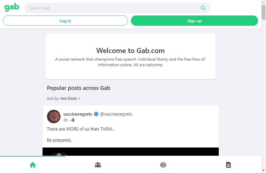 Microblog Websites Examples 7