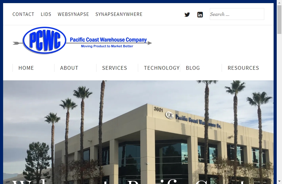 Warehousing Websites Examples 8