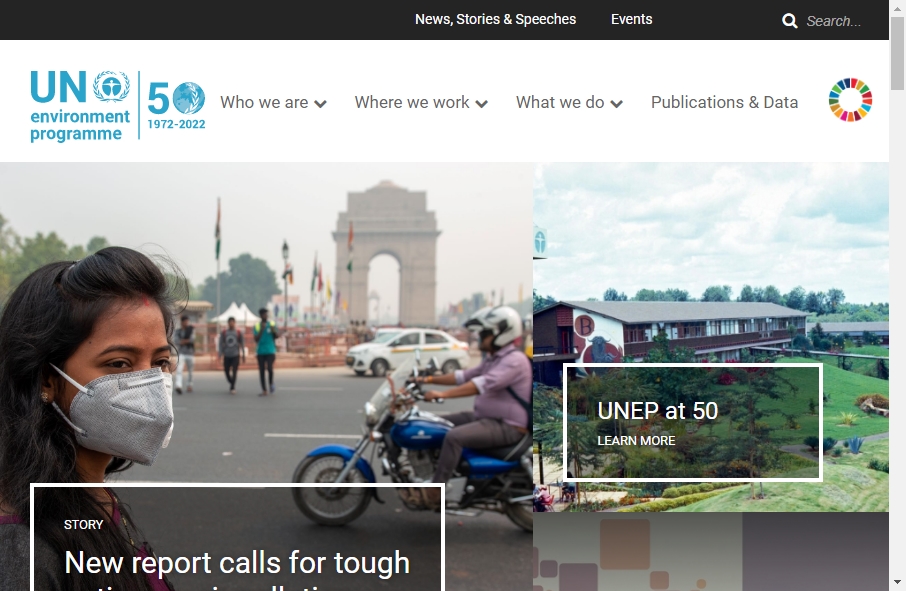 13 Examples of Environment Websites With Fantastic Designs 8