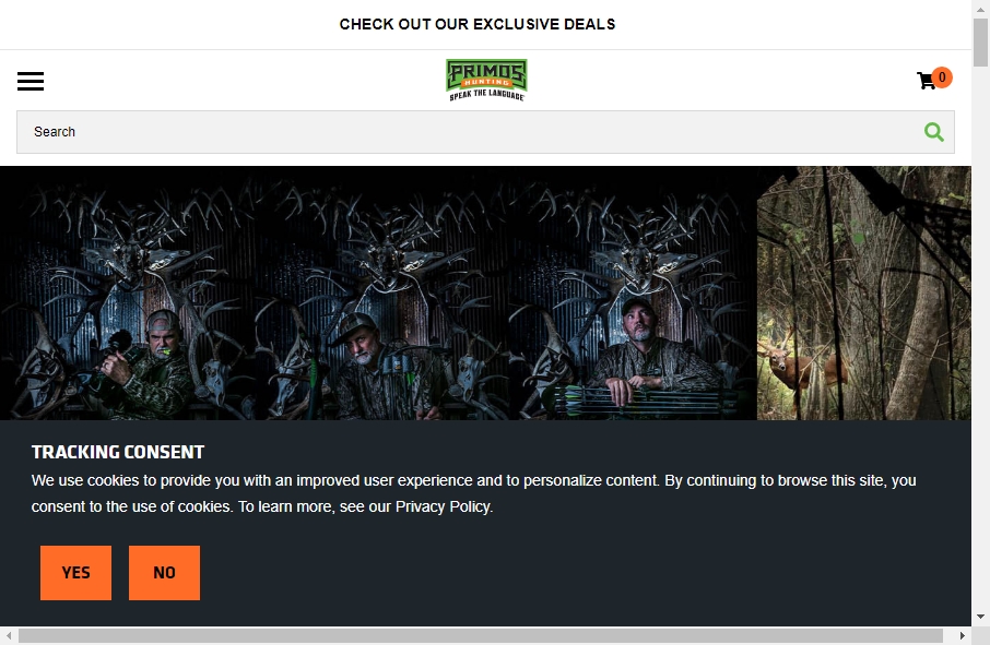 9 Examples of Inspirational Hunting Websites 6