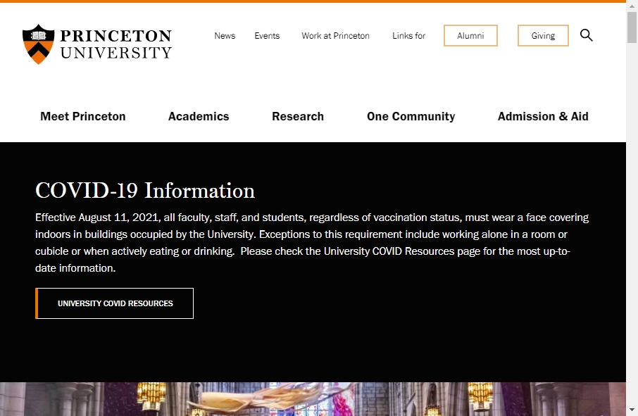 23 Examples of University Websites With Fantastic Designs 9
