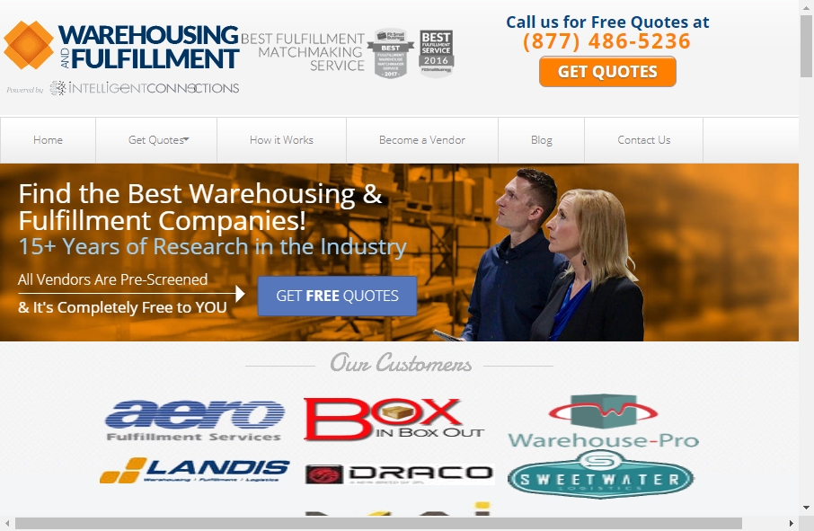 Warehousing Websites Examples 9