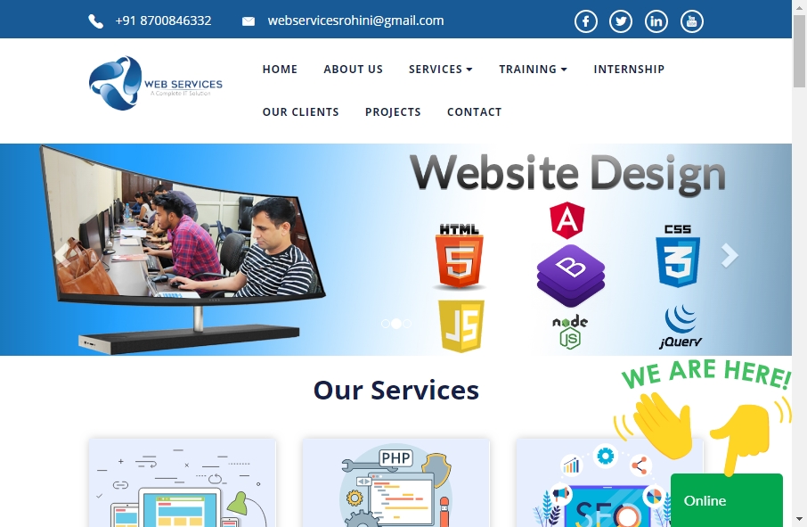 Examples of Inspirational Web service Websites 7