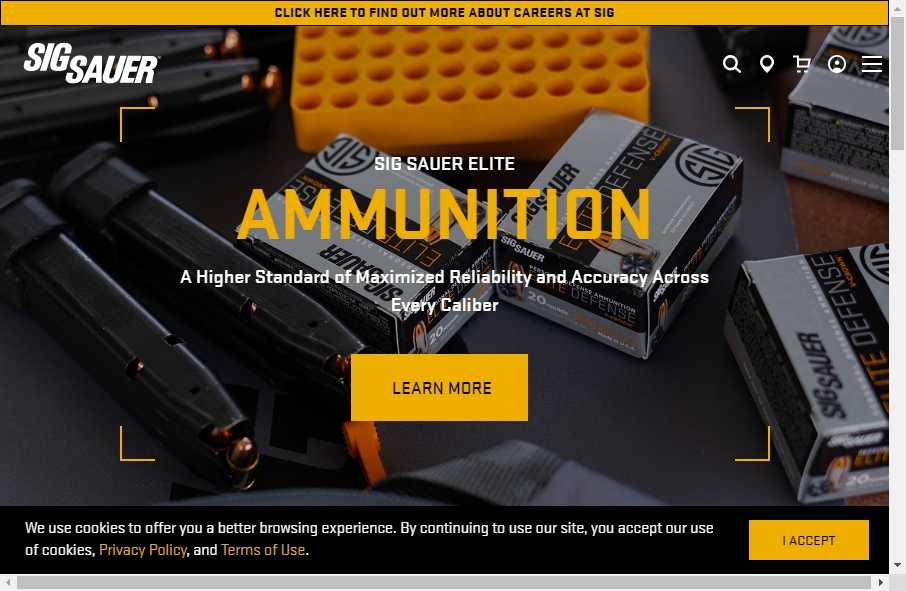 15 beautifully designed Gun website examples in 2023 9