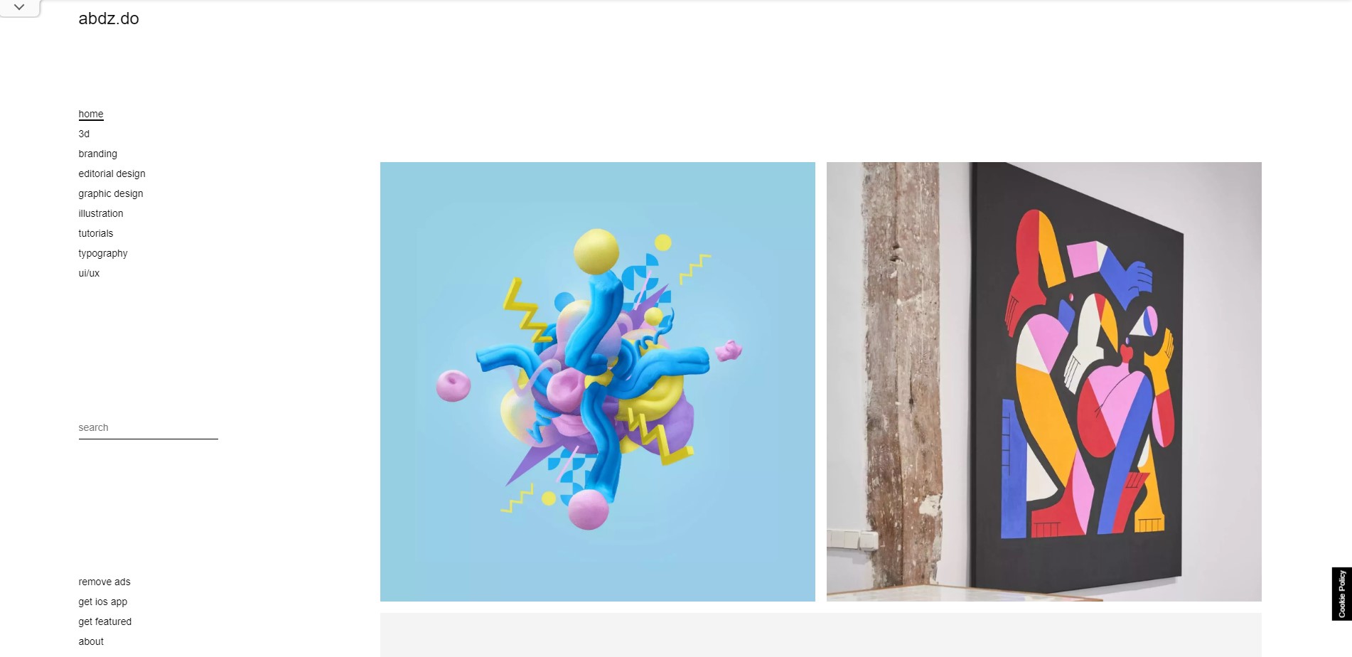 website showcase example