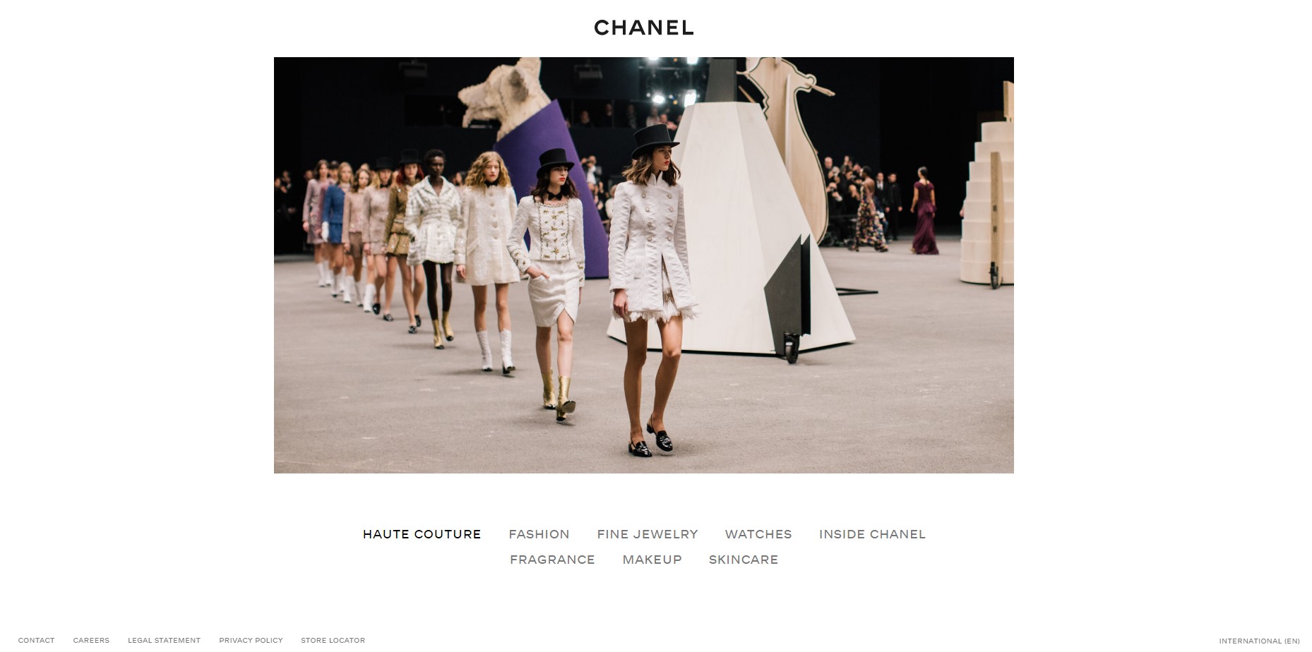 luxury brand web design