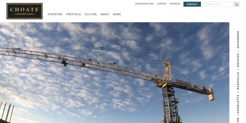 27 Construction Website Examples With Fantastic Designs 6