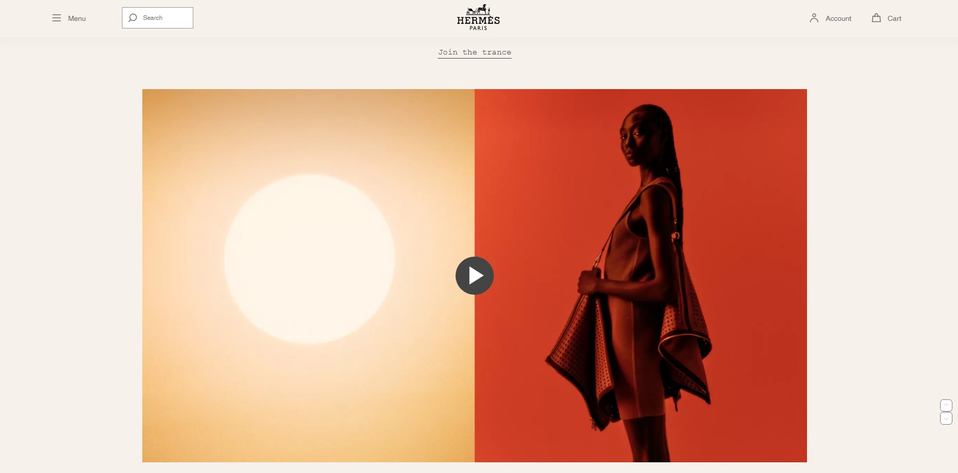 luxury ecommerce webdesign