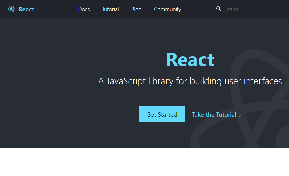 react