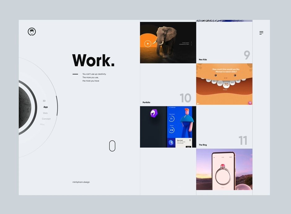 Top 30 Examples of Website Layouts 26