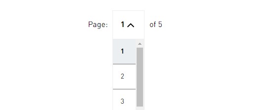 vertical pagination