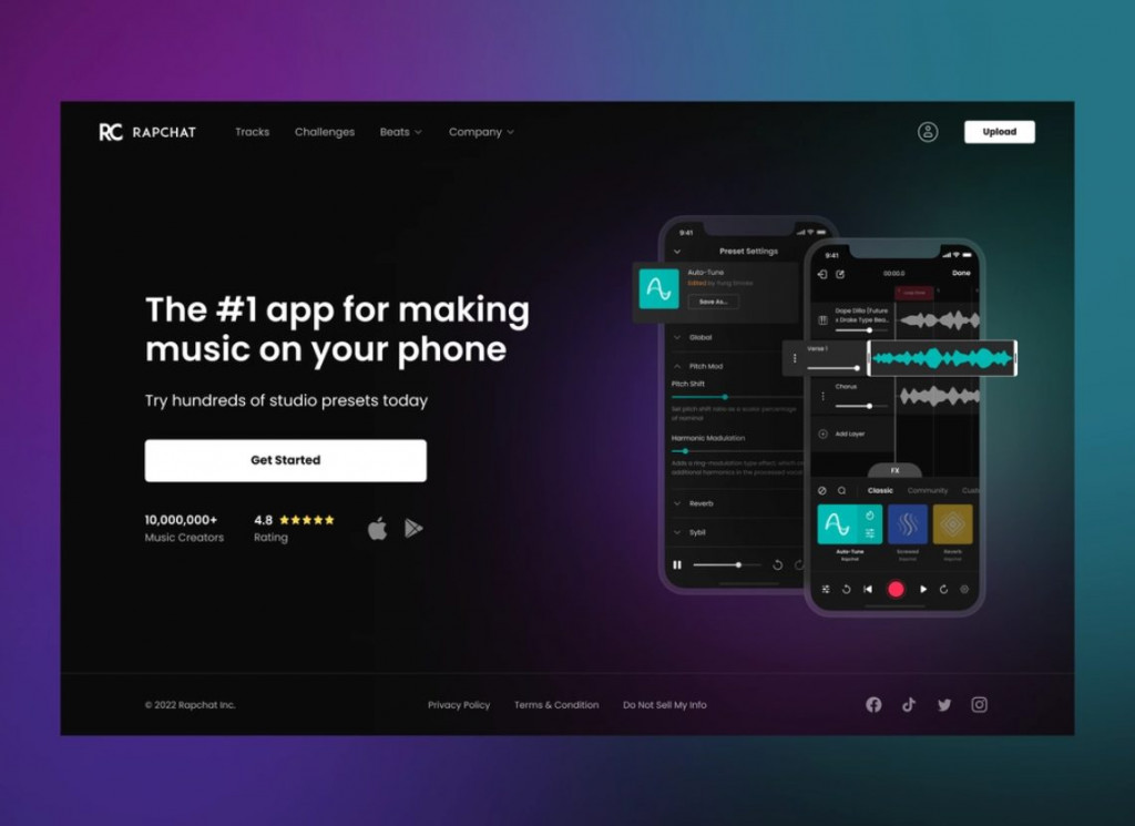 Rapchat website