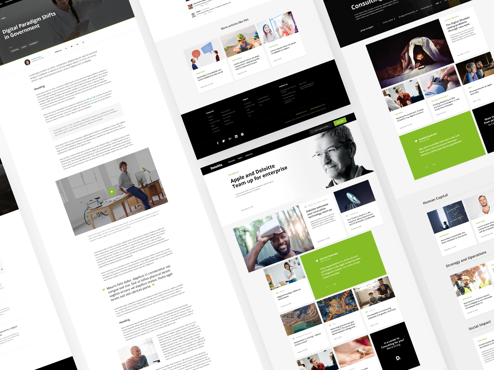 Example of Deloitte blog
